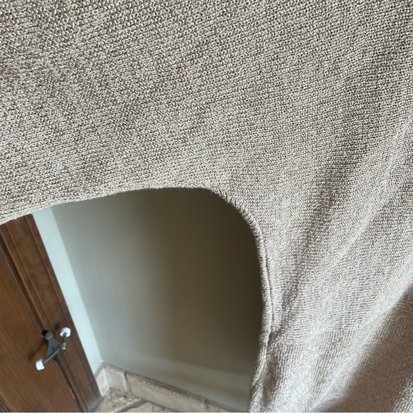 Soft Surroundings Tunic Womens Waffle Knit Pockets Tan One size - Picture 6 of 7